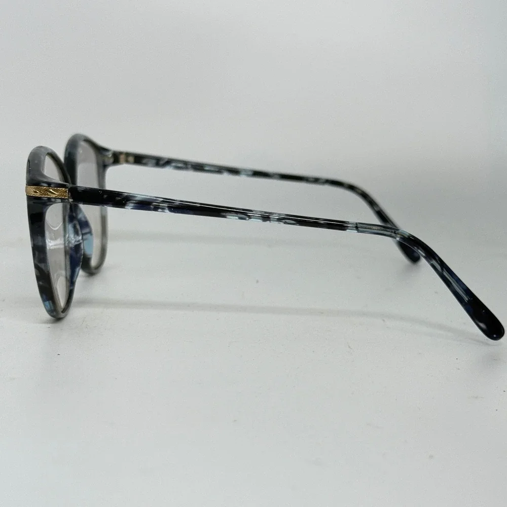 TURA MOD 302 Frame Japan 135 Optical Eyeglasses‎ Blue Marble Pattern 21047